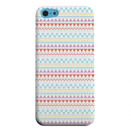 Geeks Designer Line (GDL) Apple iPhone 5C Matte Hard Back Cover - Multi-Shapes & Colors on White Geeks Designer Line (GDL) Apple iPhone 5C Matte Hard Back Cover - Multi-Shapes & Colors on White