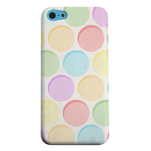 Geeks Designer Line (GDL) Apple iPhone 5C Matte Hard Back Cover - Grungy & Rainbow