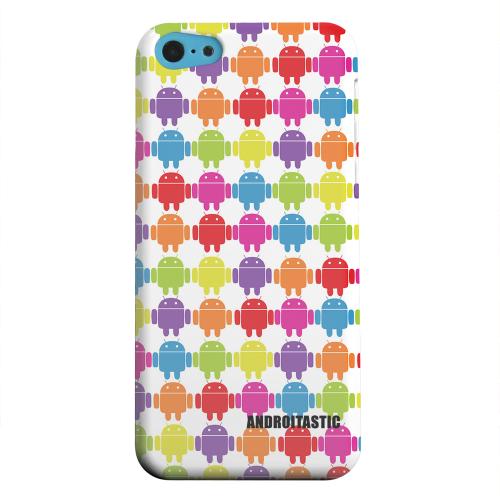 Geeks Designer Line (GDL) Apple iPhone 5C Matte Hard Back Cover - Rainbow Robot Army Design Geeks Designer Line (GDL) Apple iPhone 5C Matte Hard Back Cover - Rainbow Robot Army Design