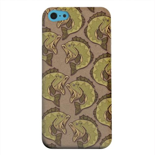 Geeks Designer Line (GDL) Apple iPhone 5C Matte Hard Back Cover - Large Mouth Bass Design Geeks Designer Line (GDL) Apple iPhone 5C Matte Hard Back Cover - Large Mouth Bass Design