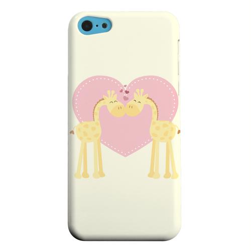 Geeks Designer Line (GDL) Apple iPhone 5C Matte Hard Back Cover - Giraffe Love on Light Yellow Geeks Designer Line (GDL) Apple iPhone 5C Matte Hard Back Cover - Giraffe Love on Light Yellow