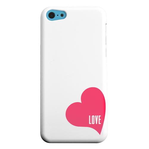 Geeks Designer Line (GDL) Apple iPhone 5C Matte Hard Back Cover - Love Heart