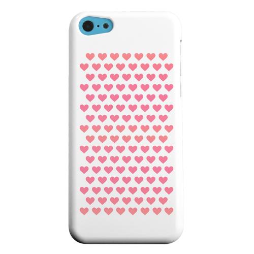 Geeks Designer Line (GDL) Apple iPhone 5C Matte Hard Back Cover - Miniature Hearts