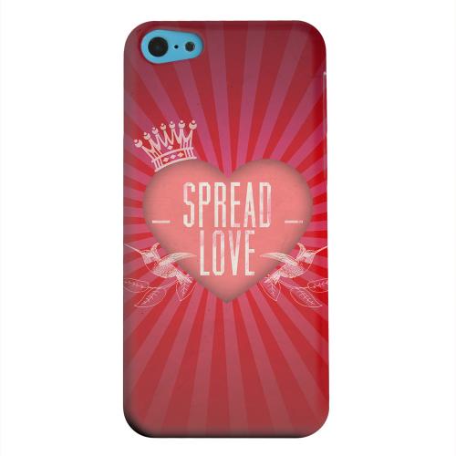 Geeks Designer Line (GDL) Apple iPhone 5C Matte Hard Back Cover - Spread Love Geeks Designer Line (GDL) Apple iPhone 5C Matte Hard Back Cover - Spread Love