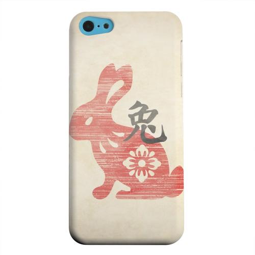 Geeks Designer Line (GDL) Apple iPhone 5C Matte Hard Back Cover - Grunge Rabbit Geeks Designer Line (GDL) Apple iPhone 5C Matte Hard Back Cover - Grunge Rabbit
