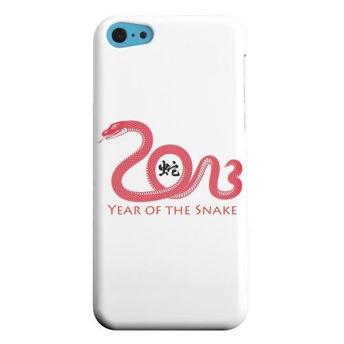 Geeks Designer Line (GDL) Apple iPhone 5C Matte Hard Back Cover - Red Year of the Snake Geeks Designer Line (GDL) Apple iPhone 5C Matte Hard Back Cover - Red Year of the Snake