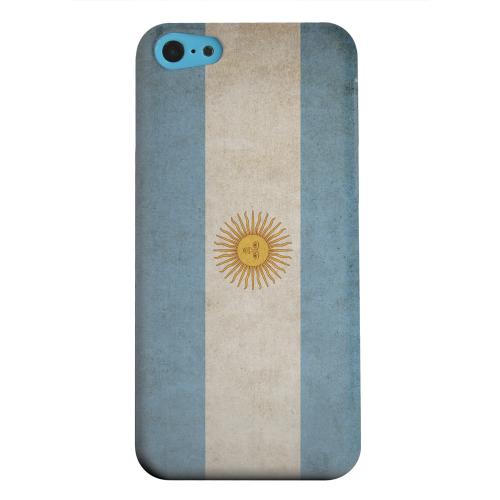 Geeks Designer Line (GDL) Apple iPhone 5C Matte Hard Back Cover - Grunge Argentina Geeks Designer Line (GDL) Apple iPhone 5C Matte Hard Back Cover - Grunge Argentina
