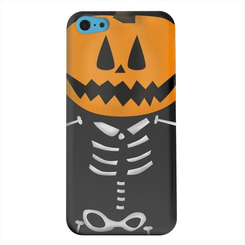 Geeks Designer Line (GDL) Apple iPhone 5C Matte Hard Back Cover - Skelton w/Jack O' Lantern Head Geeks Designer Line (GDL) Apple iPhone 5C Matte Hard Back Cover - Skelton w/Jack O' Lantern Head