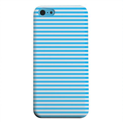 Geeks Designer Line (GDL) Apple iPhone 5C Matte Hard Back Cover - Blue/ White Stripes Geeks Designer Line (GDL) Apple iPhone 5C Matte Hard Back Cover - Blue/ White Stripes