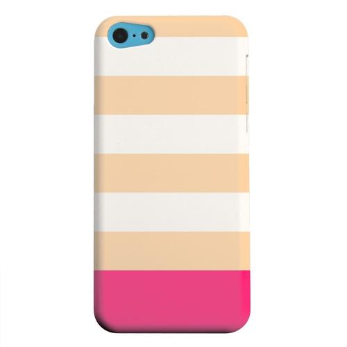 Geeks Designer Line (GDL) Apple iPhone 5C Matte Hard Back Cover - Pink Candy Stripes w/ Pink Bar Geeks Designer Line (GDL) Apple iPhone 5C Matte Hard Back Cover - Pink Candy Stripes w/ Pink Bar