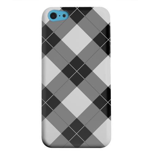 Geeks Designer Line (GDL) Apple iPhone 5C Matte Hard Back Cover - Black/ White/ Gray Plaid Geeks Designer Line (GDL) Apple iPhone 5C Matte Hard Back Cover - Black/ White/ Gray Plaid