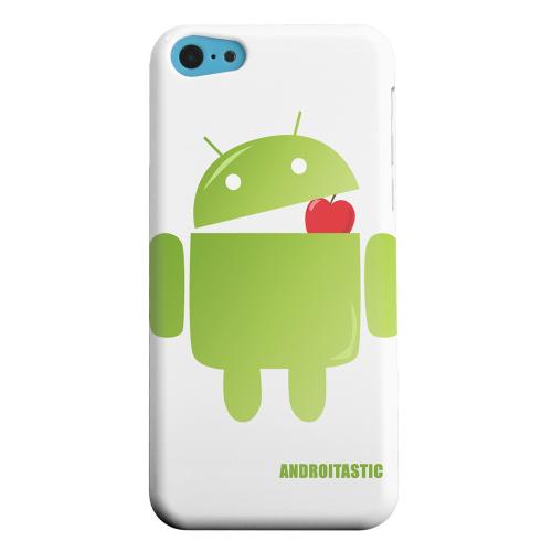 Geeks Designer Line (GDL) Apple iPhone 5C Matte Hard Back Cover - Robot Versus Apple Geeks Designer Line (GDL) Apple iPhone 5C Matte Hard Back Cover - Robot Versus Apple