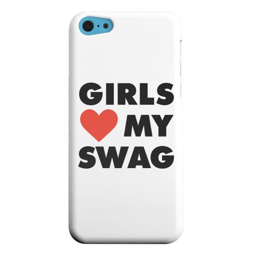 Geeks Designer Line (GDL) Apple iPhone 5C Matte Hard Back Cover - Girls Love My Swag Geeks Designer Line (GDL) Apple iPhone 5C Matte Hard Back Cover - Girls Love My Swag