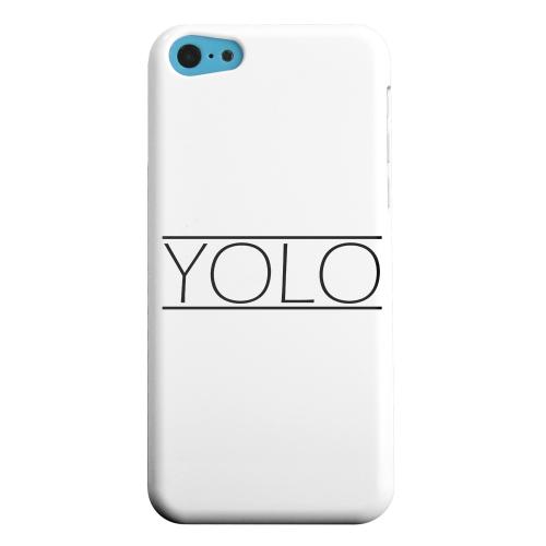 Geeks Designer Line (GDL) Apple iPhone 5C Matte Hard Back Cover - Modern YOLO Geeks Designer Line (GDL) Apple iPhone 5C Matte Hard Back Cover - Modern YOLO