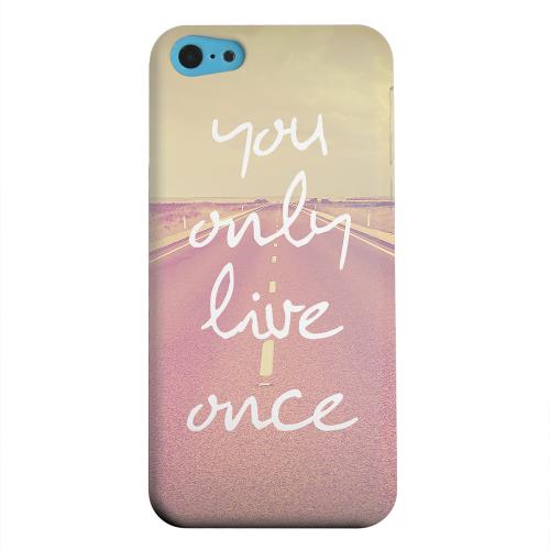 Geeks Designer Line (GDL) Apple iPhone 5C Matte Hard Back Cover - Open Road YOLO