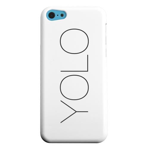 Geeks Designer Line (GDL) Apple iPhone 5C Matte Hard Back Cover - Thin YOLO
