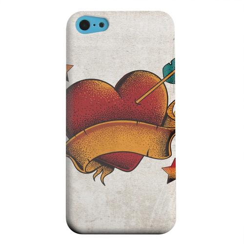 Geeks Designer Line (GDL) Apple iPhone 5C Matte Hard Back Cover - Arrow In The Heart