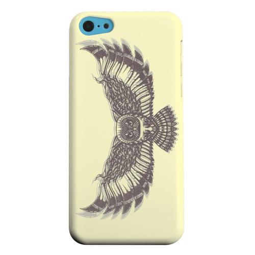 Geeks Designer Line (GDL) Apple iPhone 5C Matte Hard Back Cover - Flying Owl on Yellow Geeks Designer Line (GDL) Apple iPhone 5C Matte Hard Back Cover - Flying Owl on Yellow