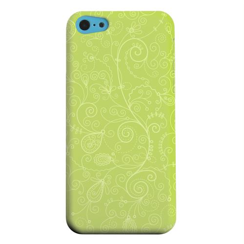 Geeks Designer Line (GDL) Apple iPhone 5C Matte Hard Back Cover - Floral 1 Tender Shoots