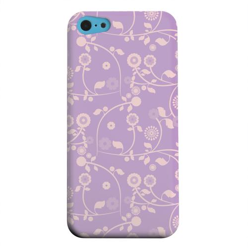 Geeks Designer Line (GDL) Apple iPhone 5C Matte Hard Back Cover - Floral 2 African Violet Geeks Designer Line (GDL) Apple iPhone 5C Matte Hard Back Cover - Floral 2 African Violet
