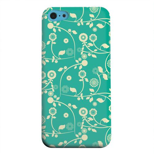 Geeks Designer Line (GDL) Apple iPhone 5C Matte Hard Back Cover - Floral 2 Emerald Geeks Designer Line (GDL) Apple iPhone 5C Matte Hard Back Cover - Floral 2 Emerald