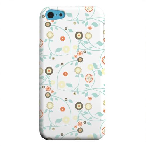 Geeks Designer Line (GDL) Apple iPhone 5C Matte Hard Back Cover - Floral 2 Multi-colored