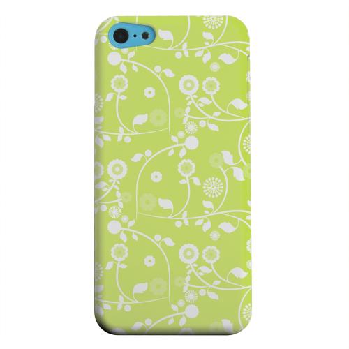 Geeks Designer Line (GDL) Apple iPhone 5C Matte Hard Back Cover - Floral 2 Tender Shoots