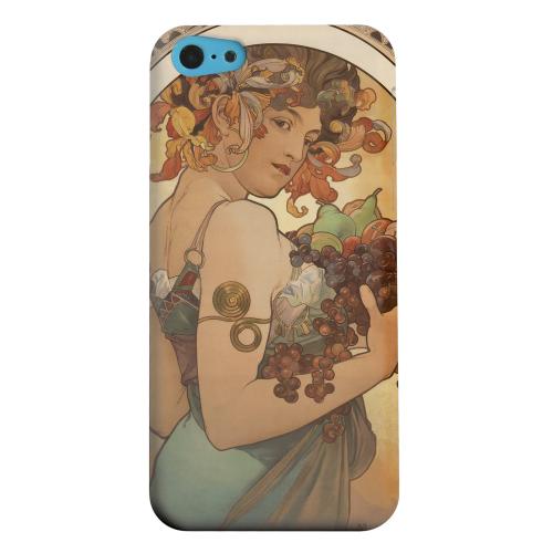 Geeks Designer Line (GDL) Apple iPhone 5C Matte Hard Back Cover - Alphonse Mucha Fruit Geeks Designer Line (GDL) Apple iPhone 5C Matte Hard Back Cover - Alphonse Mucha Fruit