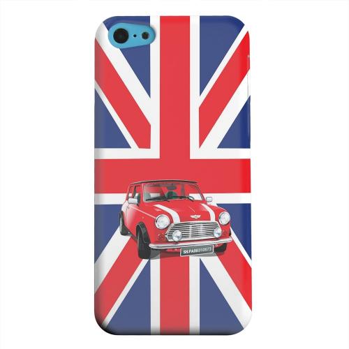 Geeks Designer Line (GDL) Apple iPhone 5C Matte Hard Back Cover - Solo Mini Cooper on Union Jack Geeks Designer Line (GDL) Apple iPhone 5C Matte Hard Back Cover - Solo Mini Cooper on Union Jack