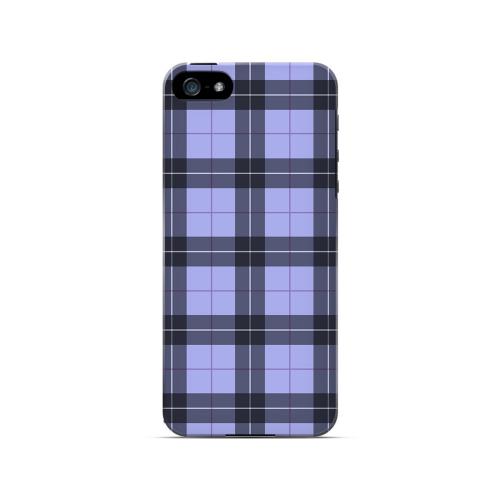 Scottish-Like Plaid in Purple - Geeks Designer Line Checker Series Hard Case for Apple iPhone 5/5S