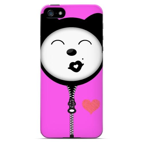 Kissycat - Geeks Designer Line Hoodie Kitty Series Hard Case for Apple iPhone 5/5S