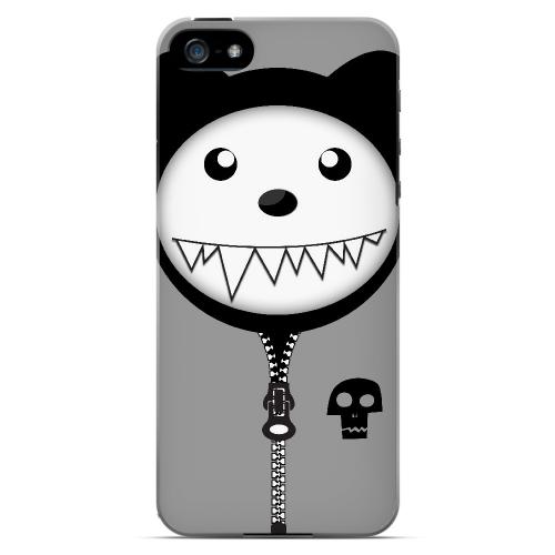 Grimmycat - Geeks Designer Line Hoodie Kitty Series Hard Case for Apple iPhone 5/5S