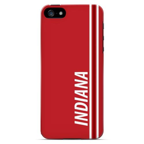 Indiana - Geeks Designer Line March Madness Series Hard Case for Apple iPhone 5/5S