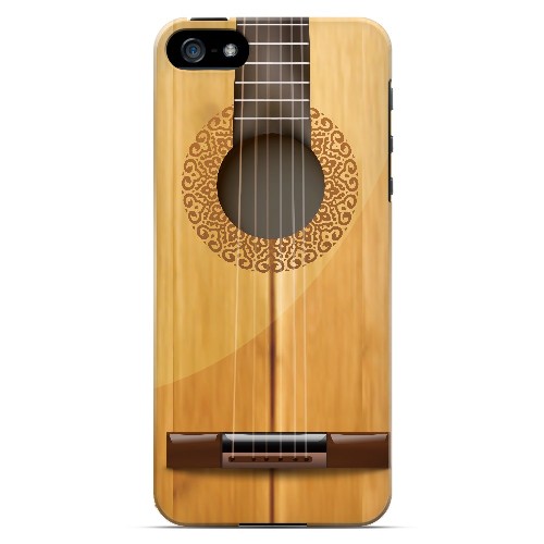 Acoustic Guitar - Geeks Designer Line Music Series Hard Case for Apple iPhone 5/5S