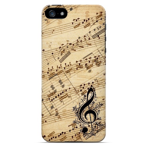 Allegro Grunge - Geeks Designer Line Music Series Hard Case for Apple iPhone 5/5S