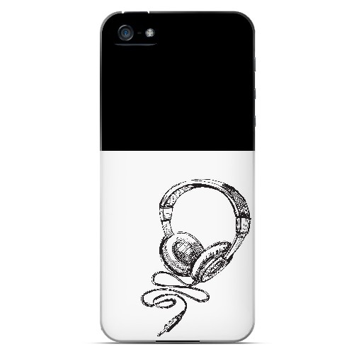 Head Bobbing Black - Geeks Designer Line Music Series Hard Case for Apple iPhone 5/5S