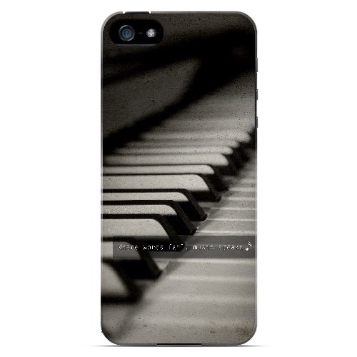 Music Speaks - Geeks Designer Line Music Series Hard Case for Apple iPhone 5/5S
