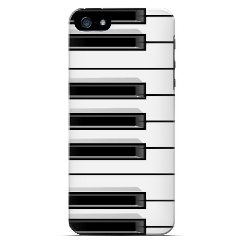 Piano Keys - Geeks Designer Line Music Series Hard Case for Apple iPhone 5/5S