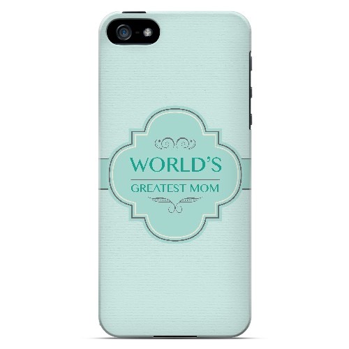 Vintage World's Greatest Mom - Geeks Designer Line Mom Series Hard Case for Apple iPhone 5/5S