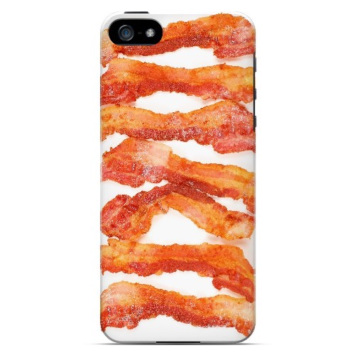Bacon Goes Good - Geeks Designer Line Humor Series Hard Case for Apple iPhone 5/5S