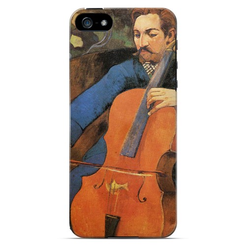 The Cellist by Paul Gauguin - Geeks Designer Line Artist Series Hard Case for Apple iPhone 5/5S