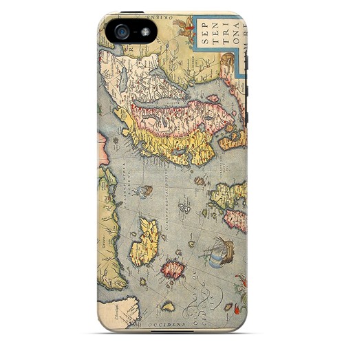 Ancient Map of Europe - Geeks Designer Line Map Series Hard Case for Apple iPhone 5/5S Ancient Map of Europe - Geeks Designer Line Map Series Hard Case for Apple iPhone 5/5S