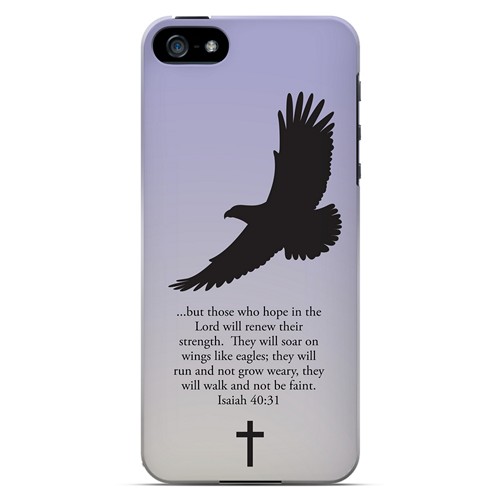 Isaiah 40:31 - Sleepy Grape - Geeks Designer Line Bible Series Hard Case for Apple iPhone 5/5S
