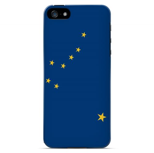 Alaska - Geeks Designer Line Flag Series Hard Back Case for Apple iPhone 5/5S