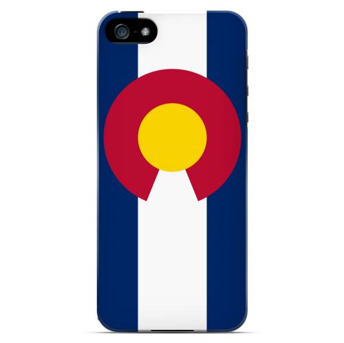 Colorado - Geeks Designer Line Flag Series Hard Back Case for Apple iPhone 5/5S