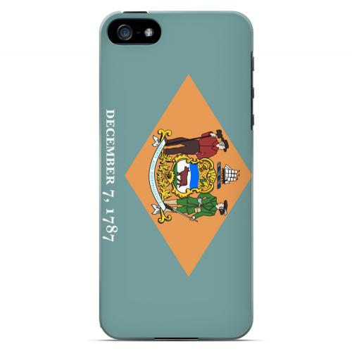 Delaware - Geeks Designer Line Flag Series Hard Back Case for Apple iPhone 5/5S