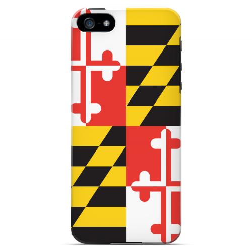 Maryland - Geeks Designer Line Flag Series Hard Back Case for Apple iPhone 5/5S Maryland - Geeks Designer Line Flag Series Hard Back Case for Apple iPhone 5/5S