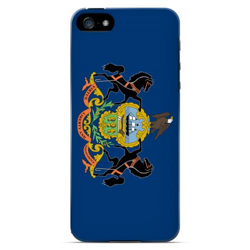 Pennsylvania - Geeks Designer Line Flag Series Hard Back Case for Apple iPhone 5/5S Pennsylvania - Geeks Designer Line Flag Series Hard Back Case for Apple iPhone 5/5S