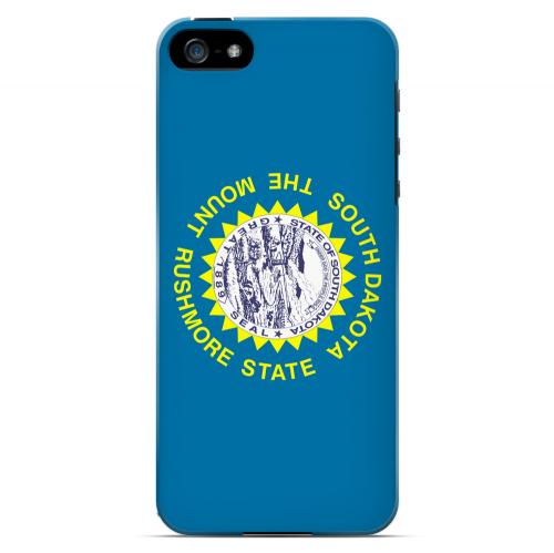 South Dakota - Geeks Designer Line Flag Series Hard Back Case for Apple iPhone 5/5S South Dakota - Geeks Designer Line Flag Series Hard Back Case for Apple iPhone 5/5S