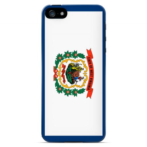 West Virginia - Geeks Designer Line Flag Series Hard Back Case for Apple iPhone 5/5S West Virginia - Geeks Designer Line Flag Series Hard Back Case for Apple iPhone 5/5S